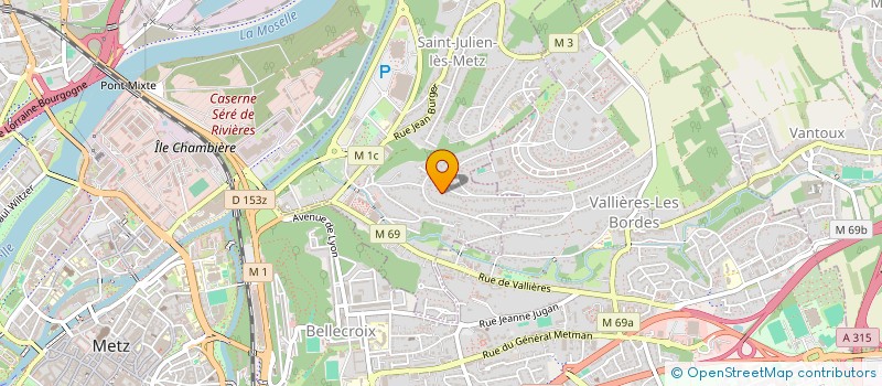 localisation de l'entreprise VALLIMMO à SAINT-JULIEN-LES-METZ