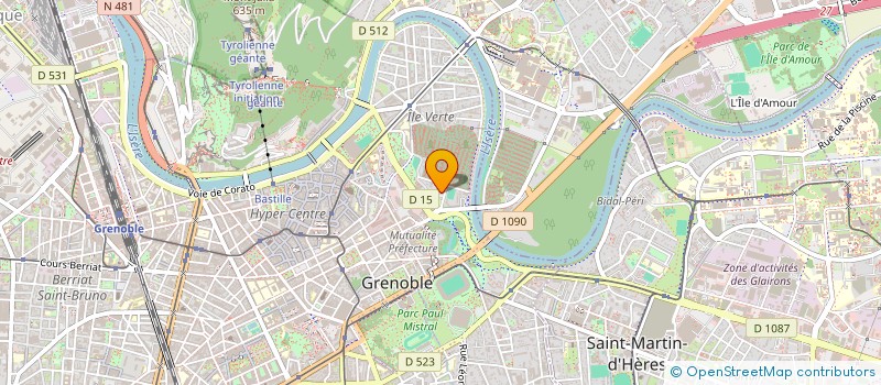 localisation de l'entreprise VALLIN 2  GRENOBLE