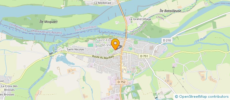 localisation de l'entreprise VALLINVEST  MAUGES-SUR-LOIRE