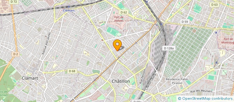 localisation de l'entreprise VALLIO BOILEAU  CHATILLON