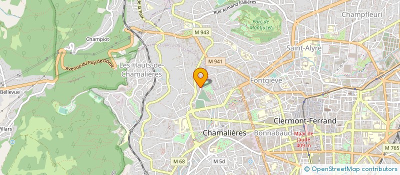 localisation de l'entreprise VALLIS LUPI à CHAMALIERES