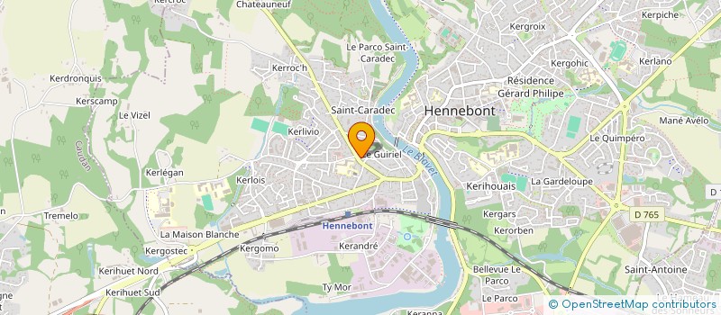 localisation de l'entreprise VALLLEBRAS  HENNEBONT