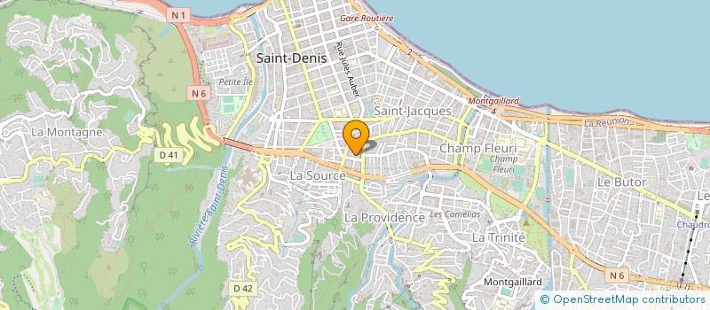 localisation de l'entreprise VALLOC à SAINT-DENIS
