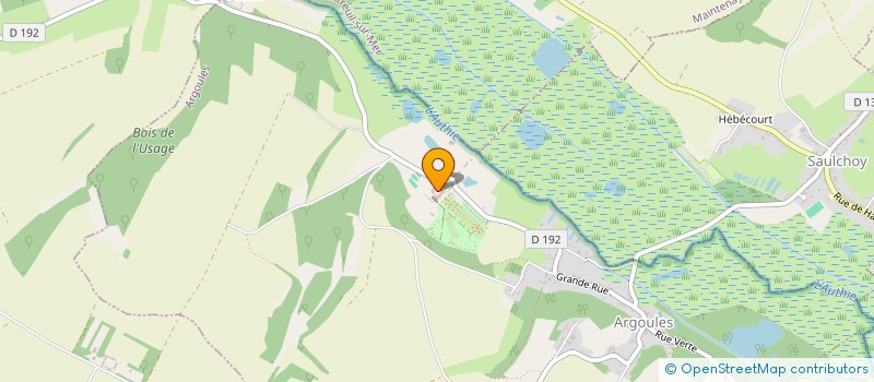 localisation de l'entreprise VALLOIRES DOMICILE  ARGOULES