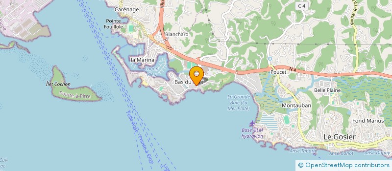 localisation de l'entreprise VALLOIRETTE  LE GOSIER