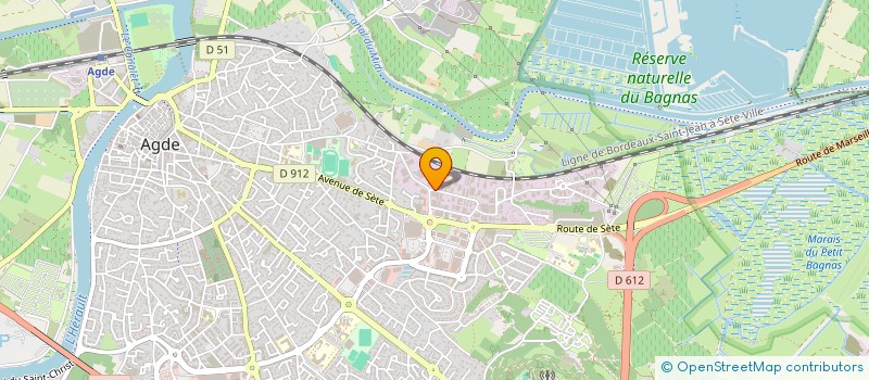 localisation de l'entreprise VALLOIS 2  AGDE