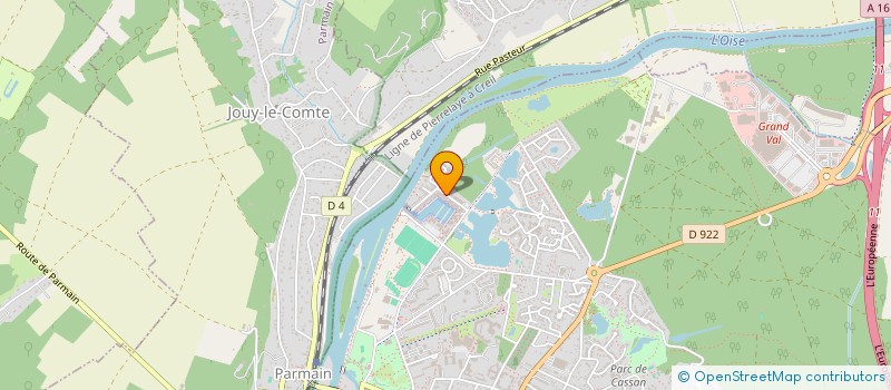 localisation de l'entreprise VALLOIS SPFPL DE MEDECINS RADIOLOGUES  L'ISLE-ADAM