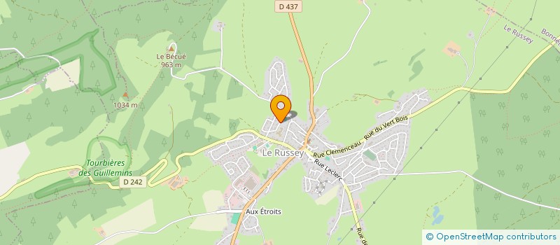 localisation de l'entreprise VALLOMY  LE RUSSEY