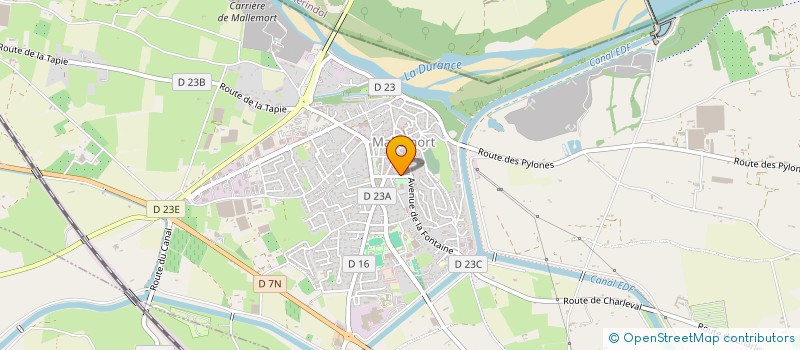 localisation de l'entreprise VALLON D'ALLEINS à MALLEMORT