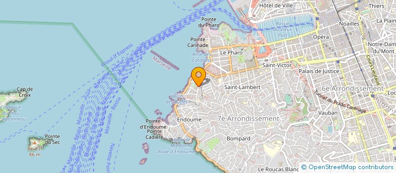 localisation de l'entreprise VALLON DES AUFFES à MARSEILLE