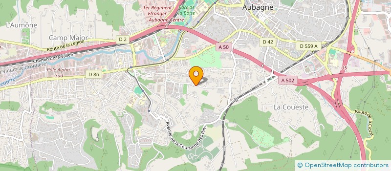 localisation de l'entreprise VALLON DES GAVOTS à AUBAGNE