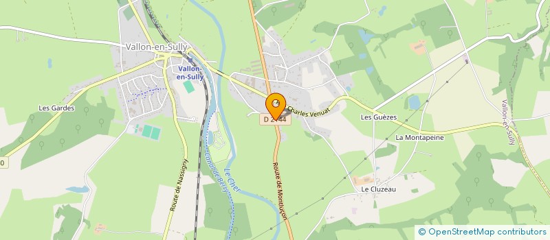 localisation de l'entreprise VALLON DISTRIBUTION à MONDEVILLE