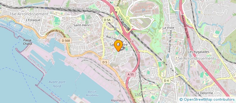 localisation de l'entreprise VALLON NETTOYAGE à MARSEILLE