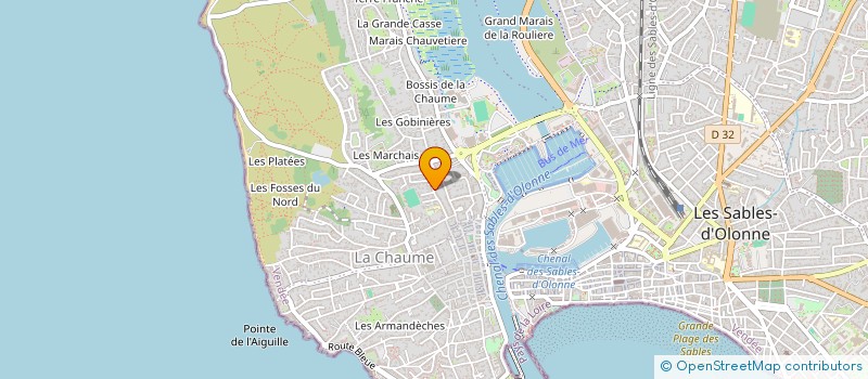 localisation de l'entreprise VALLON SONORE à LES SABLES D'OLONNE