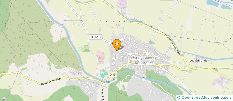 localisation de l'entreprise VALLORA à LE PUY-SAINTE-REPARADE