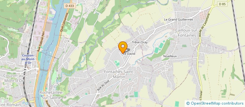 localisation de l'entreprise VALLOT MONT-BLANC  FONTAINES-SAINT-MARTIN