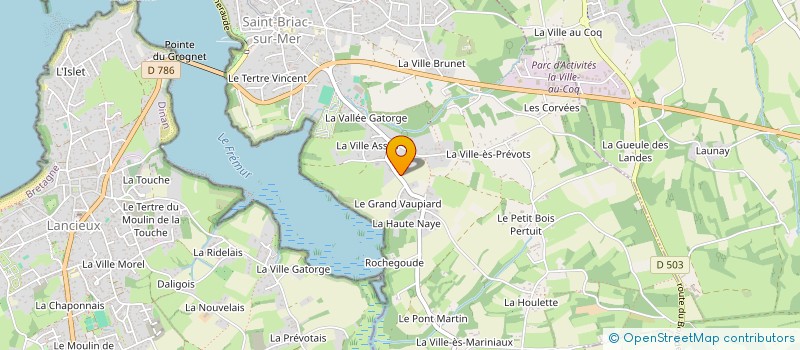 localisation de l'entreprise VALLOUISE LE GRAND JARDIN  SAINT-BRIAC-SUR-MER