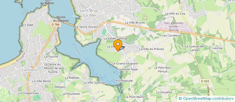 localisation de l'entreprise VALLOUISE, TERRE ET PIERRE  SAINT-BRIAC-SUR-MER