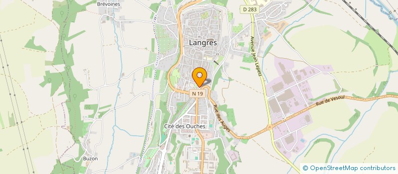 localisation de l'entreprise VALLUM à LANGRES