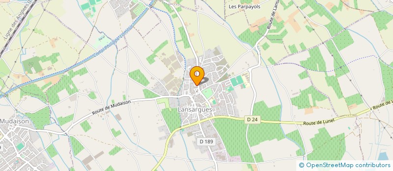 localisation de l'entreprise VALLUX à LANSARGUES