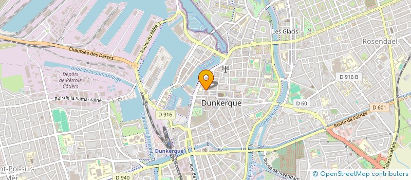 localisation de l'entreprise VALLYD à DUNKERQUE