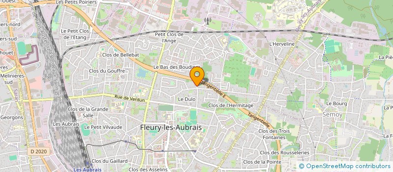 localisation de l'entreprise VALMA à FLEURY-LES-AUBRAIS