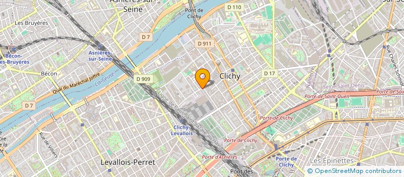 localisation de l'entreprise VALMA à CLICHY