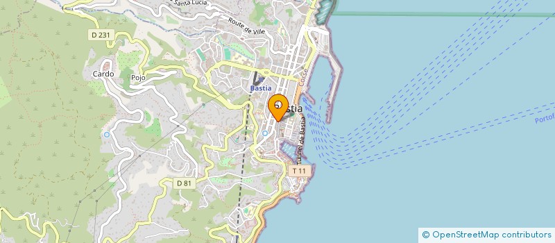 localisation de l'entreprise VALMADE à BASTIA