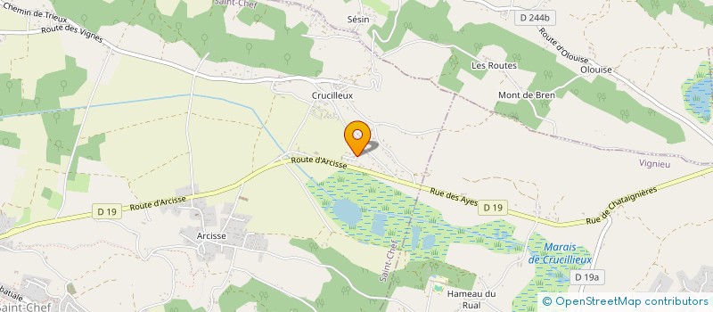 localisation de l'entreprise VALMADEN  SAINT-CHEF