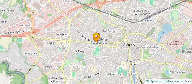 localisation de l'entreprise VALMAGA à VANNES