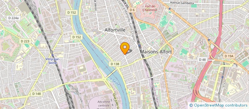 localisation de l'entreprise VALMAINGER à ALFORTVILLE