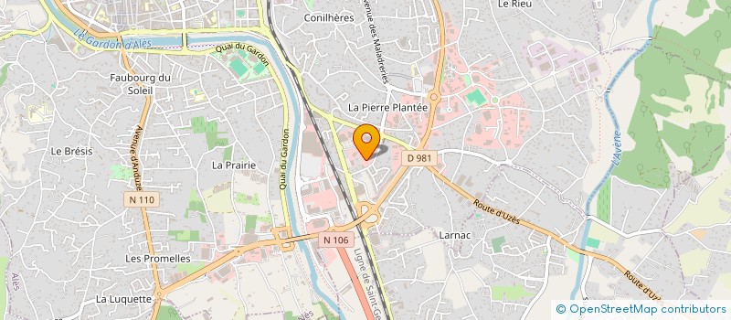 localisation de l'entreprise VALMALLE BOISSONS à ALES