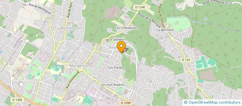 localisation de l'entreprise VALMAR  ANDILLY