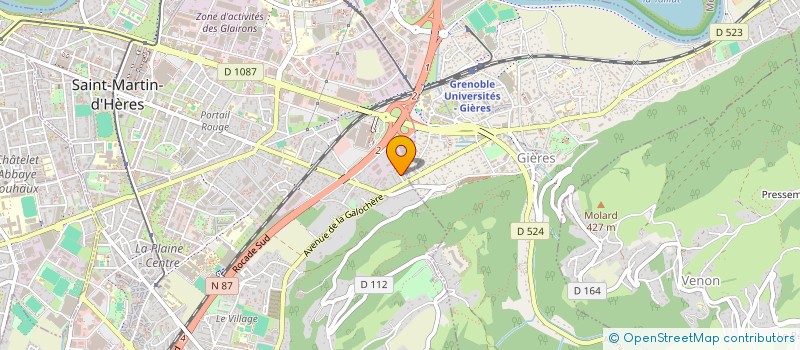 localisation de l'entreprise VALMAR  SAINT-MARTIN-D'HERES