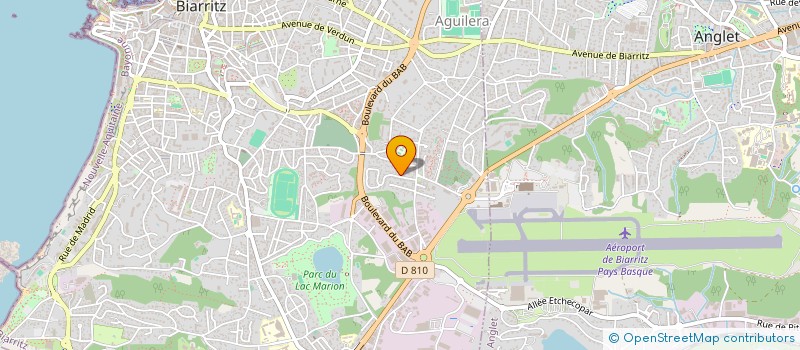 localisation de l'entreprise VALMAR  BIARRITZ