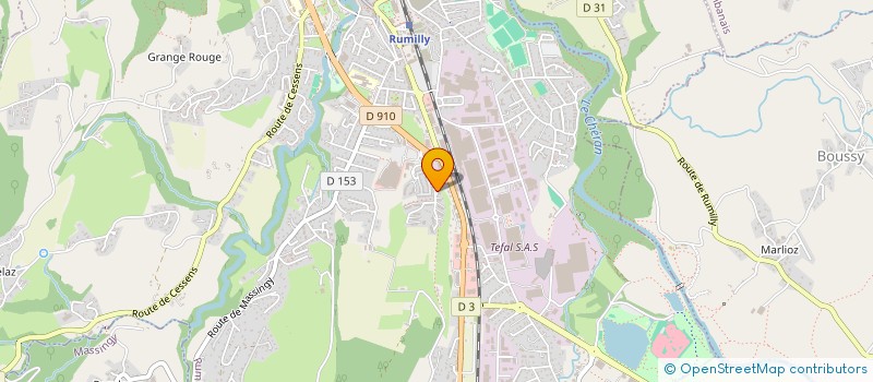 localisation de l'entreprise VALMAR  RUMILLY