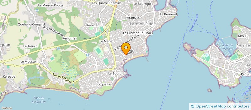 localisation de l'entreprise VALMAR INVEST à LARMOR-PLAGE