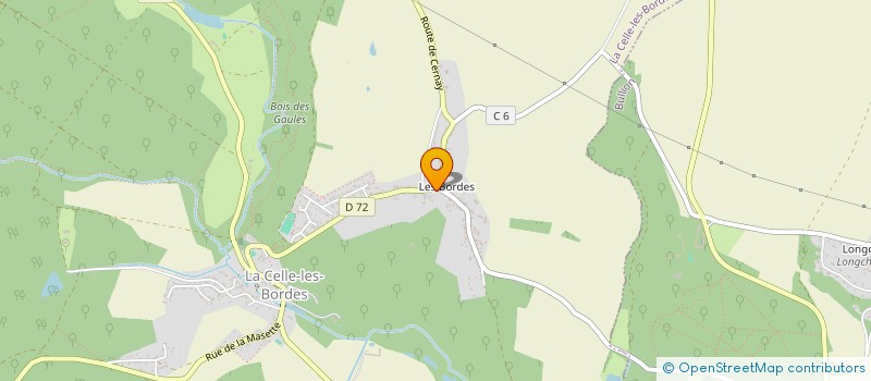 localisation de l'entreprise VALMAR SCI  LA CELLE-LES-BORDES