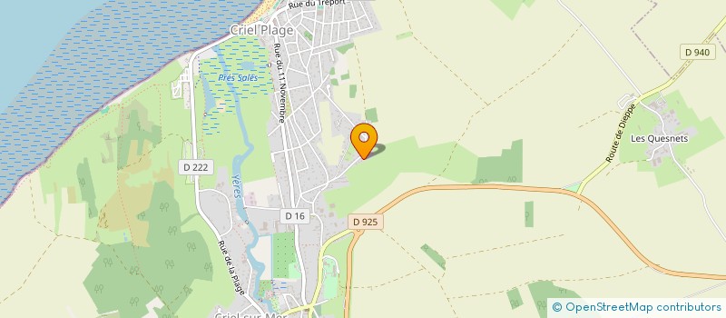 localisation de l'entreprise VALMARC  CRIEL-SUR-MER