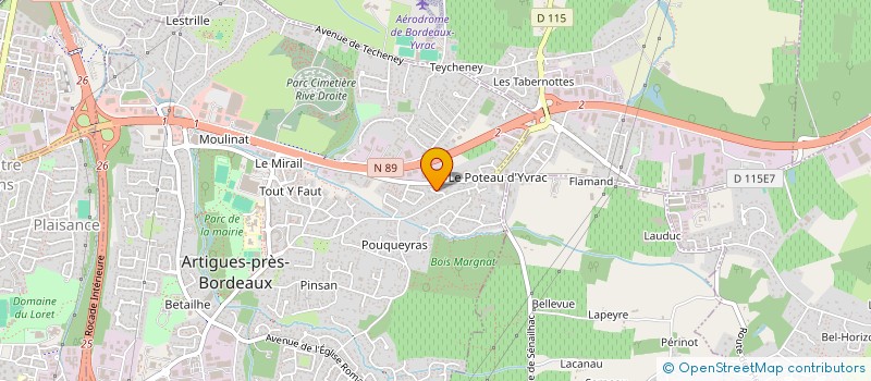 localisation de l'entreprise VALMAREA  ARTIGUES-PRES-BORDEAUX