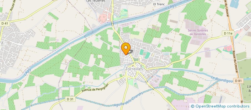 localisation de l'entreprise VALMARINE  TORREILLES