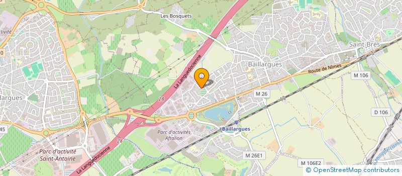 localisation de l'entreprise VALMAT à BAILLARGUES