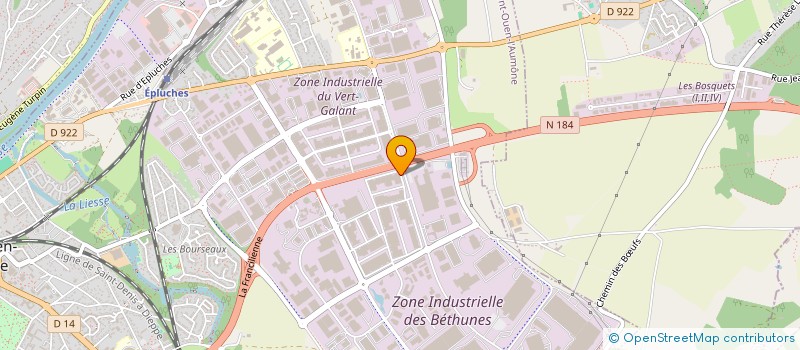 localisation de l'entreprise VALMAT EUROPE SARL à SAINT-OUEN-L'AUMONE