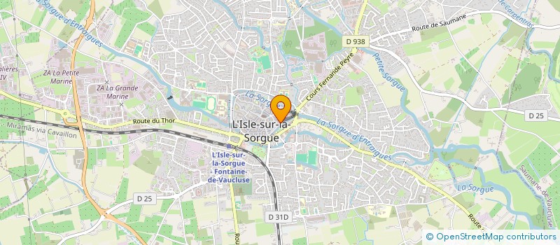 localisation de l'entreprise VALMATANT  L'ISLE-SUR-LA-SORGUE