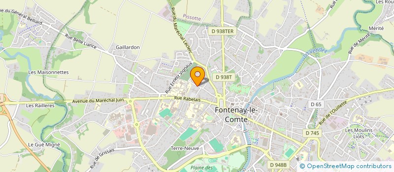 localisation de l'entreprise VALMATIM  FONTENAY-LE-COMTE