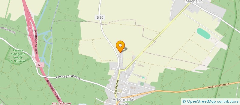 localisation de l'entreprise VALMAX  ARBONNE-LA-FORET