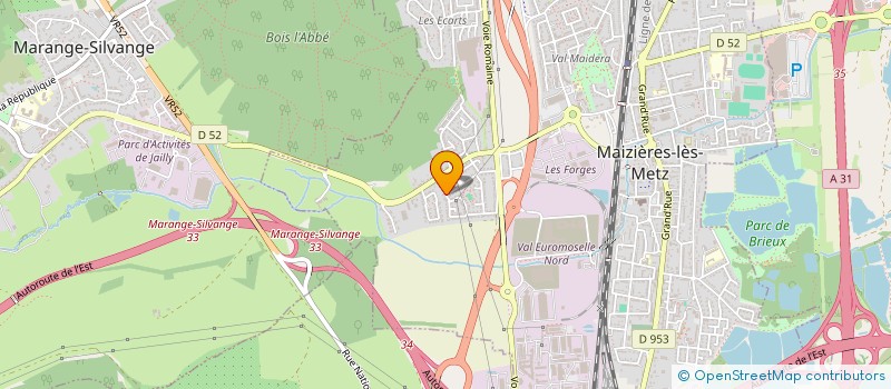 localisation de l'entreprise VALMAX HOLDING  MAIZIERES-LES-METZ