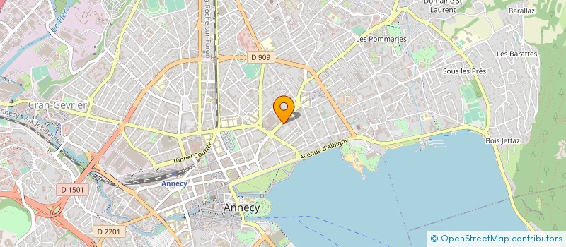 localisation de l'entreprise VALMEAT à ANNECY