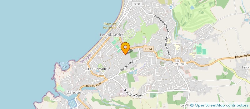 localisation de l'entreprise VALMED  PLENEUF-VAL-ANDRE