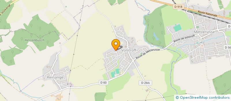 localisation de l'entreprise VALMEL  VOLSTROFF